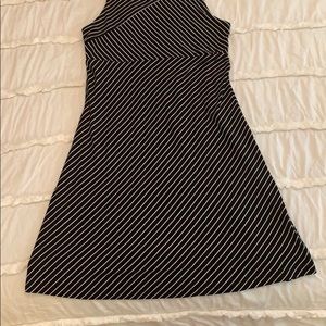 Athleta santorini high neck striped dress XSP